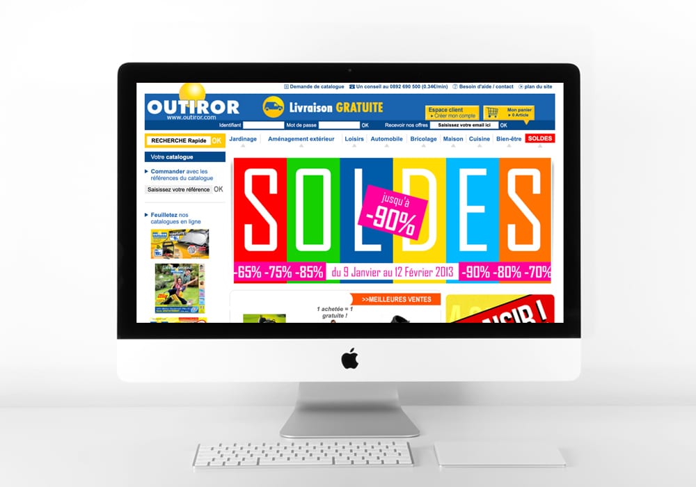 Gestion et animation de site e-commerce – Outiror