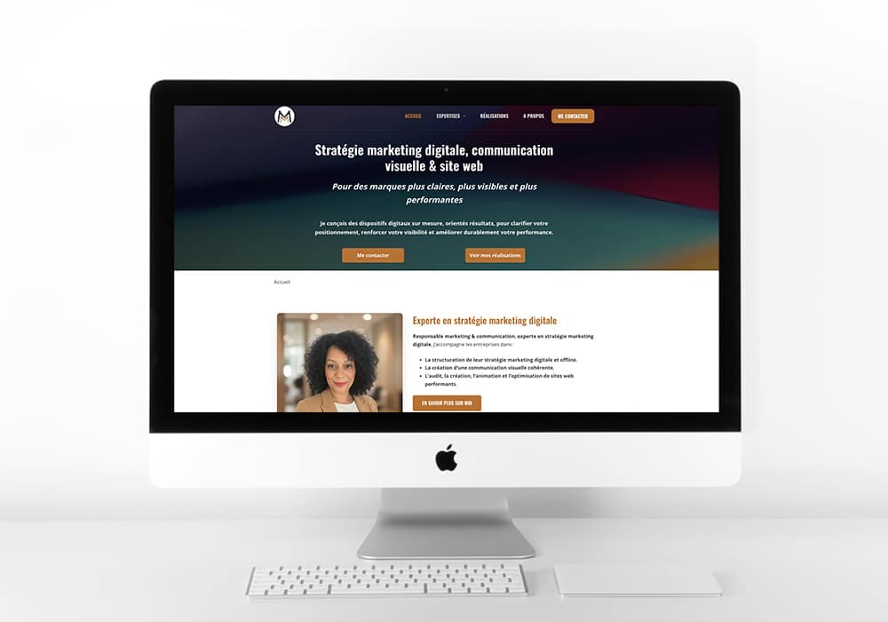 Création de site vitrine – Manga Meviane