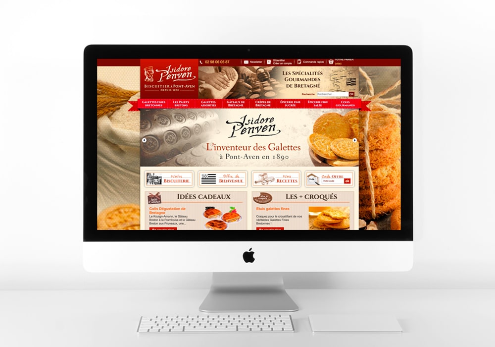 Refonte de site e-commerce – Isidore Penven
