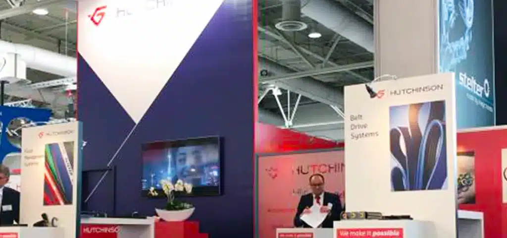 Création de signalétique grand format pour Hutchinson – communication visuelle événementielle