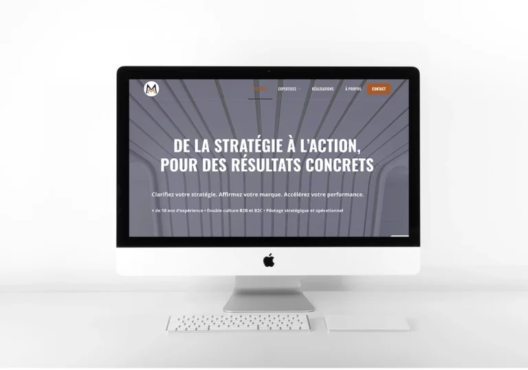 Création de site vitrine – Manga Meviane