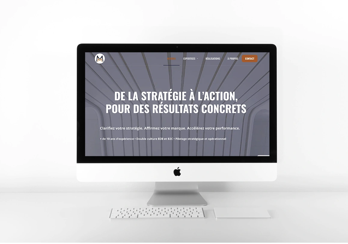 Création de site vitrine – Manga Meviane