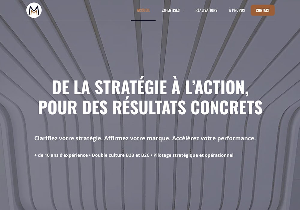 Nouvelle version du site vitrine Mangameviane.com après conception, design et optimisation SEO sous WordPress Blocksy.